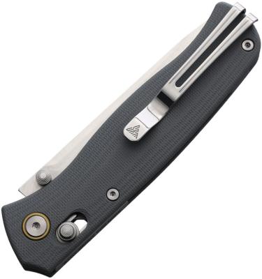 SRM255LGK Couteau SRM Knives 255L-GK Gray Lame Acier 10Cr15CoMoV IKBS ...