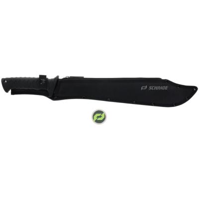 Schrade Delta Class Decimate Bolo Machete 12\" - Black Overmold Handles...