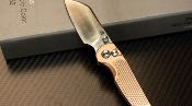 ATZ1871GCO Couteau ArtisanCutlery Cleo Copper Lame Acier CPM-S90V Manche Cuivre Pivot Roulement à Billes - Livraison Gratuite