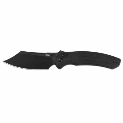 ATZ1882PBBK Artisan Simoon | Couteau Pliant Recoil Lock V2 | Lame Bowie AR-RPM9 PVD Noir | Manche G10 Noir - Livraison Gratuite