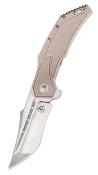 BG009 Couteau Begg Knives Astio Tan Lame Tanto Acier D2 IKBS - Livraison Gratuite