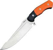 BG049 Poignard Begg Knives Alligator Black/Orange Lame Acier 14C28N Etui Kydex - Livraison Gratuite