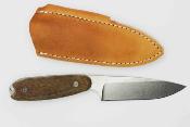 BRAD35XL104A Couteau Bradford Guardian 3.5XL | Lame Drop Point Acier AEB-L | Manche Natural Micarta Housse Cuir USA - Livraison Gratuite 