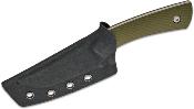 BTKFK06B Couteau Bestech Knives Step Lame D2 Acier Satin Tanto Manche G-10 Green Etui Kydex - Livraison Gratuite