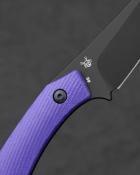BTKFK06C Couteau Bestech Knives Step Lame D2 Acier black PVD Tanto Manche G-10 Purple Etui Kydex - Livraison Gratuite