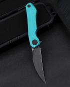 BTKG59F Couteau Bestech Ivy | Lame Acier 14C28N Black Stonewash (HRC 58-60) | Manche Plaquettes Teal G10 | Linerlock | Livraison Gratuite