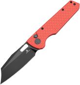 BTKMK11F Couteau BESTECHMAN Guardian Red Button Lock Lame D2 Manche G-10 - Livraison Gratuite