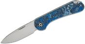 CIVC18062AJ4 Couteau CIVIVI Elementum Slipjoint Blue Lame Drop Point Acier 14C28N - Livraison Gratuite
