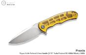 CIVC803L — Couteau Civivi Praxis Lame Acier 9Cr18MoV Drop Point Satiné Manche Ultem Linerlock Livraison Gratuite
