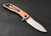 CMB06B Couteau CMB Made Knives Blaze Brown Lame Acier D2 IKBS - Livraison Gratuite