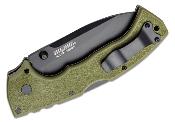 CS62RQODBK Couteau Cold Steel 4-Max Scout OD Green Lame Acier AUS-10A Black - Livraison Gratuite