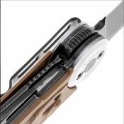 DGR2401BRBW Daggerr Knives Peremen Mys – Couteau Pliant Lame Acier 8Cr14MoV Black Linerlock Manche Brown FRN – Livraison Gratuite