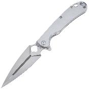 DGRFM021SSSW Couteau Daggerr Knives Arrow Stonewash Lame Acier D2 - Livraison Gratuite