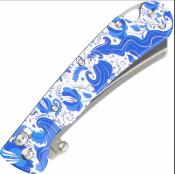 DGRFM024SGZH Daggerr Behemoth Slim Gzhel – Couteau pliant X-Lock Lame Acier VG-10 Satin Manche G10 Motif Gzhel - Livraison Gratuite