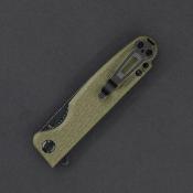 DGRLPMOLBW Daggerr Leprechaun – Couteau Pliant Liner Lock | Lame Drop Point 8Cr14MoV Blk  | Manche FRN OD Green - Livraison Gratuite