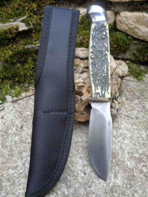 FSW601SBR Couteau Skinner Lame Acier 440 Etui Nylon Frost Cutlery - Livraison Gratuite