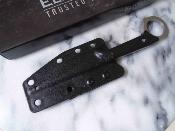 EE20691SL – Lot de 3 ElitEdge Kiridashi Satin – Couteau Lame Acier 440 Manche Synthétique Noir – Étui Ceinture Plastique Noir – Livraison Gratuite