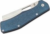 G3902 Gerber FlatIron Cleaver Frame Lock – Couteau de Poche Lame Acier D2 Stonewash Manche Micarta Bleu – Livraison Gratuite