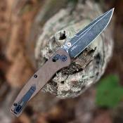 HO24453 Couteau Hogue Mysto | Lame Clip Point Acier CPM MagnaCut | ABLE Lock & Manche Richlite Browns USA - Livraison Gratuite