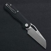 IFVF03BK Couteau Ironfly Syperfly - Acier 14C28N - Lame Sheepsfoot - Manche G10 Noir - Toulement à Billes - Liner Lock - Livraison Gratuite