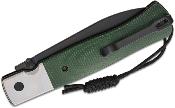 J1961BMGN CJRB Glacier J1961-BMGN – Lame Drop Point AR-RPM9 Blk Manche Micarta Button Lock - Livraison Gratuite