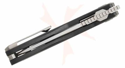 KETM059 Ketuo Yakuza G10 Black – Couteau Lame Tanto Acier 14C28N Manche G10 Noir Mitres Carbone – Livraison Gratuite