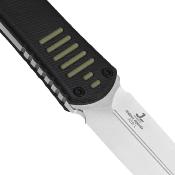 KI1083A2 Dague Kizer Hidden Agenda Lame AEB-L Double Tranchant Manche G10 Housse Kydex - Livraison Gratuite