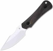 KI1122A4 Couteau Kizer Bone | Lame Acier AEB-L Stonewash | Manche Wood | Housse Kydex - Livraison Gratuite