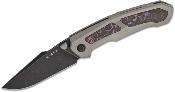 KI3694A1 Couteau Kizer Cutlery Feweed Ti + Purple Haze FC Lame Acier CPM S35VN - Livraison Gratuite