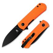 KIV3525A2 Couteau Kizer Yorkie Orange Lame Acier NitroV Black - Livraison Gratuite