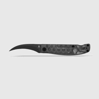 KIV3809SH1 Couteau Pliant Kizer Kiwami Lame Acier CTS-BD1N Manche Acrylique Noir Top Liner Lock - Livraison Gratuite