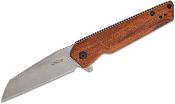 KS1432 Kershaw Avert – Couteau Pliant Assisté | Lame Wharncliffe Stonewash | Manche Bois Linerlock Clip - Livraison Gratuite