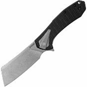 KS3455X Couteau Kershaw Bracket | Lame Cleaver Acier 8Cr13MoV | Frame Lock & Manche Black G10 - Livraison Gratuite