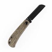 KT2026F3 Couteau Kansept Bevy Brown Lame 154CM Sheepfoot Slip Joint - Livraison Gratuite