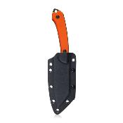 KUB302B Couteau Kubey Perses Outdoor Survival Orange Lame Tanto Reverse Acier Etui Kydex - Livraison Gratuite