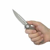 KUB312S Kubey Mizo Khaki – Couteau Lame Acier 14C28N Manche G10 Liner Lock IKBS – Livraison Gratuite