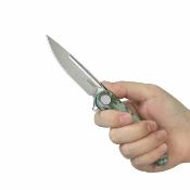 KUB312V Couteau pliant Kubey Mizo | Lame Drop Point Acier 14C28N Manche G10 camouflage Linerlock - Livraison Gratuite