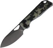 KUNX705MO  Couteau Kunwu Pulsar XT Lock Camo G10 Lame Acier Elmax IKBS - Livraison Gratuite