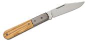 LSTCK0112UL Couteau LionSteel Shuffler Barlow Olive/Titane Lame Acier M390 Système Slipjoint Made Italy - Livraison Gratuite