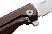 LSTMT01AES Couteau LionSTEEL Myto Brown Aluminum Lame Acier M390 IKBS - Livraison Gratuite