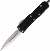 MCT12610S Microtech Daytona D/E OTF – Couteau Automatique Double Action Lame M390 Manche Alu Noir USA – Livraison Gratuite