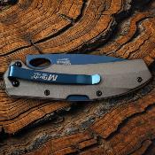 MT1076GY MTech Lockback Gray – Couteau pliant lame Acier 3Cr13 TManche aluminium gris – Livraison Gratuite