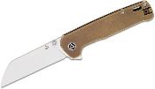 QS130XLB2 Couteau QSP Penguin Plus Bronze Lame Acier CPM-20CV Manche Titane IKBS - Livraison Gratuite