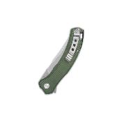 QS151C1 Couteau QSP Walrus Green Lame Acier D2 SW Upswept IKBS - Livraison Gratuite