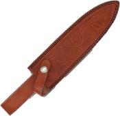 RR2203 Poignard Rough Ryder Bowie Manche Cuir Lame Acier Inox Etui Cuir - Livraison Gratuite