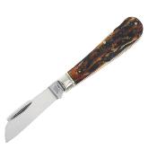 RR2427 Canif Rough Ryder Cinnamon Bone Lame Acier Carbone - Livraison Gratuite
