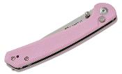 S250073 Sencut Skelfin Pink | Lame Clip Point Acier 9Cr18MoV Manche G10 | Button Lock | Roulement Céramique - Livraison Gratuite