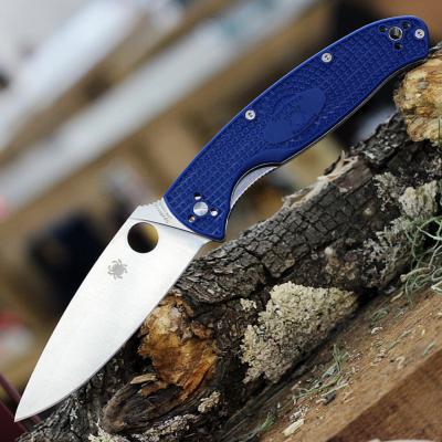 SC142PBL Couteau Spyderco Resilience Lightweight Blue Lame Acier CPM-S35VN - Livraison Gratuite