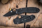 SC223GMCBKP Couteau Spyderco Para 3 Salt Lame Clip Point Acier CPM-MagnaCut Compression Lock Fabriqué aux États-Unis - Livraison Gratuite