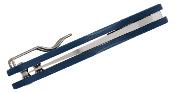SC264GPCBL Spyderco MicroJimbo – Couteau Lame Wharncliffe CPM SPY27 Satinée, Manche G10 Bleu, Compression Lock USA - Livraison Gratuite
